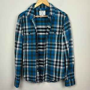 American Eagle Outfitters | Thick Flannel Cotton Button Down; Size X-Small
